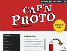 Tablet Screenshot of capnproto.org